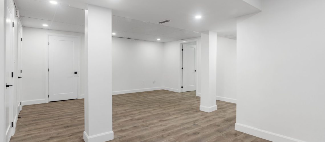 Unfinished basement | Basement Waterproofing | Once & Done waterproofing